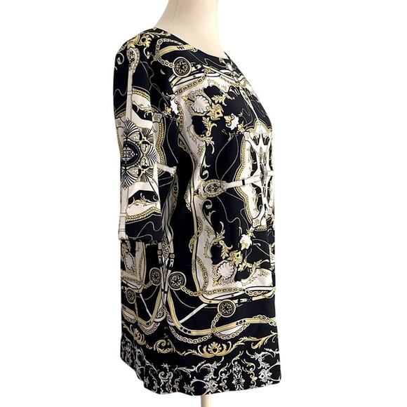 NWT Charter Brand Club Black Gold Chaim Print | Size XL - Picture 2 of 9